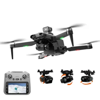 PJC RG808 PRO GPS 5G WiFi FPV with 4.3inch LCD Screen Controller 720P HD Dual Camera 3-Axis EIS Gimbal 360° Obstacle Avo