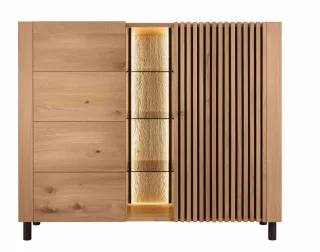 Ascona Highboard Holz modern