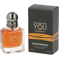 Emporio Armani Duft-Set Stronger With You Intensely Eau de Parfum (EDP) Herren Spray, Süß-würziger Duft mit Rosa Pfeffer, Wacholder, Vanille und Zimt