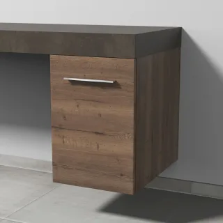 Sanipa Anbau-/Solitärschrank Anschlag rechts 2morrow (G2390R) 510x350x520 Eiche-Tabak, G239050R G239050R