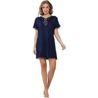 Pastunette Strandkleid Damen Kleid mit Spitze (1-tlg) Sommerliches Design