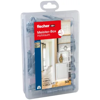 Fischer Dübelsortiment Meister-Box Hohlraum + Schraube (50 Teile) - 558327