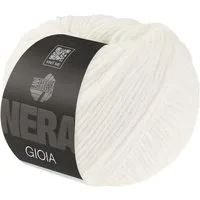 LANA GROSSA GIOIA Multifiles Kreppgarn aus texturierten Einzelfäden Häkelwolle, 110 m (Gleichmäßiges Maschenbild, texturierte Einzelfäden mit seidig-kühlem Touch), 50 g