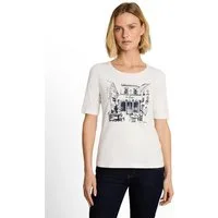 TOM TAILOR Kurzarmshirt Sommershirt mit Print