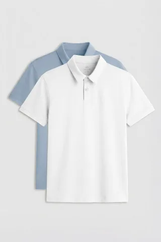 Herren Polo-Shirt aus Baumwolle-Elasthan