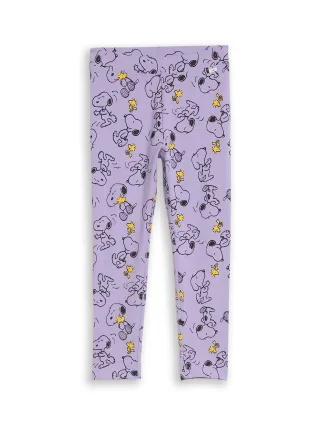 tom tailor kids - Leggings mit Peanuts-Print sweet purple snoopy allover - Gr. - 98
