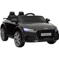 HOMCOM Elektro-Kinderauto Kinderfahrzeug für Kinder 3-5 Jahre, mit Fernbedienung, Belastbarkeit 25 kg, (1-tlg), bis 3 km,h, für Kinder 3-5 Jahre, Schwarz