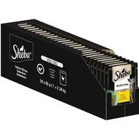 Sheba SHEBA® Portionsbeutel Selection in Sauce mit Huhn 28 x 85g, Nassfutter für: Katze