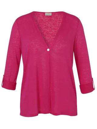 Via Appia - Jacke 1/1 Arm Krempelarm fuchsia - Gr. - 46