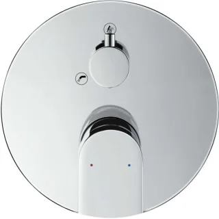 Duravit Tulum Fertigmontageset TU5210018010 Unterputz-Wannenarmatur, mit Umstellventil und Sicherungskombination, chrom