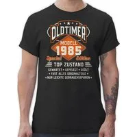 Shirtracer T-Shirt Oldtimer Modell 1985 40. Geburtstag