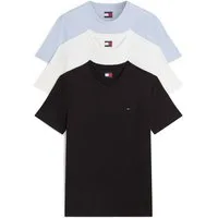 Tommy Jeans T-Shirt TJM EXTRA SLIM 3 PACK (Packung, 3-tlg) Mit Rundhalsausschnitt