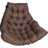 sunnypillow Polsterauflage Hängesessel Kissen - Auflage für Rattan & Polyrattan Hängeschaukel, Braun