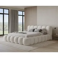 Chilly Möbel Polsterbett Samt Stoff mit Stauraum und Hubfunktion Metallrahmen (Boxbett ohne Matratze in vielen Farben, 140x200 160x200 180x200 200x200cm), gepolstertem Kopfteil Bettkasten modern