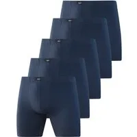 H.I.S Langer Boxer (Packung, 5-St) Boxershorts mit langem Bein, Logo am Bund