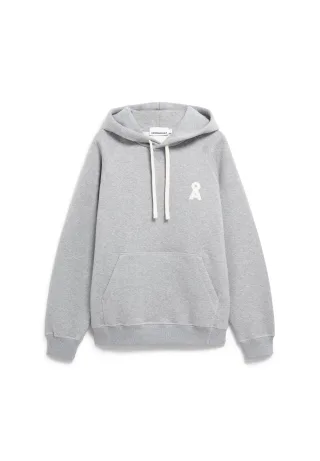 Armedangels - ICONIC Å MELANGE HOODIE silver melange - Gr. - M