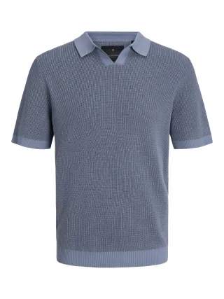 JACK&JONES - JPRBLABANI KNIT SPLIT NECK SN - Gr. - XL