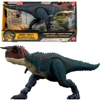 Mattel® Actionfigur Jurassic World, Charge 'N Chomp Carnotaurus, mit Beiß-Angriff und Brüllgeräusch