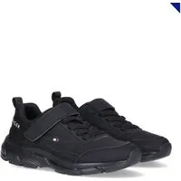 Tommy Hilfiger Sneaker Freizeitschuh, Halbschuh, Slipper mit elastischen Schnürsenkeln