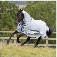 Bucas Pferde-Fliegendecke Bucas Buzz-Off & Neck - Blue