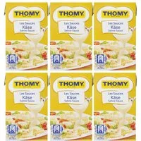 THOMY Saucen, Thomy Les Sauces Käse Sahne Sauce cremig helle Käsesoße 250ml 6er Pack
