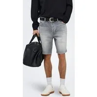 ONLY & SONS Jeansshorts ONSEDGE PERF MG 9375 DOT DNM SHORTS NOOS Baumwollmischung, straight fit
