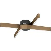 EGLO Deckenleuchte FOLCINO-Z Deckenlampe - Alu, Stahl - LED - 2X18W - IP20, CCT - über Fernbedienung, Dimmfunktion, Farbwechsel, Memoryfunktion, Nachtlichtfunktion, RGB, Weckerfunktion, dimmbar über Fernbedienung, mehrere Helligkeitsstufen, LED fest 