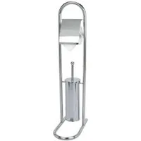 axentia WC-Garnitur WC-Garnitur und Papierrollenhalter, (1-tlg)