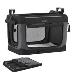 FEANDREA Hundebox faltbar, Hundetasche, Oxford-Gewebe S-XXL M
