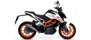 Sport Auspuff Arrow Pro-Race Edelstahl für KTM Duke 125/390 Bj.2017-2020 EURO-4 +ABE eintragungsfrei