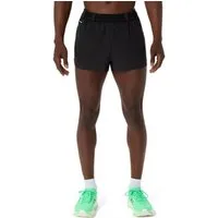 Asics Sporthose Asics Metarun Split Short Herren Schwarz