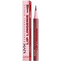 NYX PROFESSIONAL MAKEUP Lippenstift LIP LINGERIE LIP LINER STAIN, wisch- und wasserfesten Halt, mit präziser Filzkugelspitze