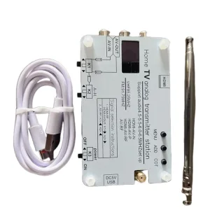 High Definition UHF Wireless Video Analog TV Signal Transmitter with Multi-Source Input Compatibility 1080P AV Conversio