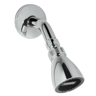 Tres Kopfbrause mit Kugelgelenk und Wandarm Kugelgelenk Abmessungen: Ø 54 mm, 134738 134738