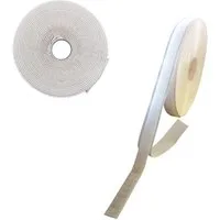 varivendo Fliegengitter-Gewebe Klettband selbstklebend für Fliegengitter 5m Schwarz, (Rolle, 1-St., Fliegengitter Klettband), Hakenband Befestigungsband Ersatzrolle Fliegengitterband