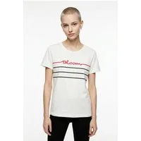 Vero Moda Kurzarmshirt VMLINE SS TOP BOX JRS Baumwolle, regular fit