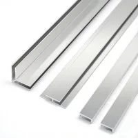 WITEN&NOCK Verbindungsprofil Aluminiumprofil 4er Set für PVC Duschrückwände 3 mm Wandpaneel