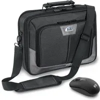 PEDEA Laptoptasche PREMIUM Notebooktasche 13,3 / 15,6 / 17,3 Zoll mit Maus (Set, mit Funkmaus), stabiler Schutzrahmen, dicke Polsterung, wasserabweisende Materialien