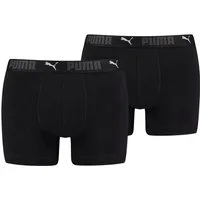 PUMA Boxershorts PUMA MEN SPORT COTTON BOXERS 2P (Packung, 2er Pack) mit Markenschriftzug im Bund