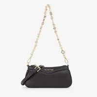 VALENTINO BAGS Schultertasche ELLY, Abendtasche mit markanter Logoverzierung an der Umhängekette