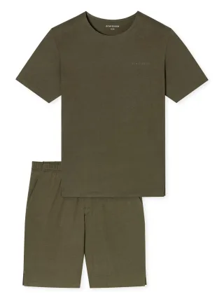 Schiesser Herren Pyjama Modern BondedSchlafanzug, Pyjama Set, Nachtwäsche