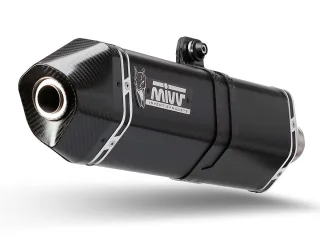 Sport Auspuff MIVV Speed Edge Steel Black Triumph Tiger Explorer 1200 Bj. 2016-2018 EURO-4 +ABE