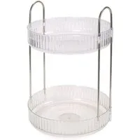 Cheffinger Make-Up Organizer Drehbarer Kosmetik-Organizer - Schminktisch Organizer, 1-tlg., für Make-up & Pflege, 360°-drehbar