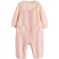 Next Latzhose Baby-Latzhose und Bodysuit im 2-teiligen Set (2-tlg)