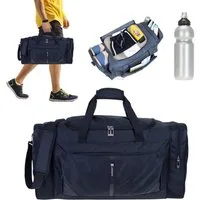 ELEPHANT Sporttasche Reisetasche Sport Tasche Sauna Fitness Force L 52 cm, 40 L Damen Herren Handgepäck Arbeit Fußball + Trinkflasche