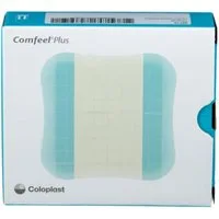 Coloplast Wundpflaster COMFEEL Plus flexib.Hydrokoll.Verb.10x10 cm (Spar Set, 10 St., Hygienische Wundheilung Auflage), Wundschutz gegen Bakterien, Flexible Wundauflage