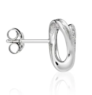 Orphelia Damen 925 Sterling Silber Ohrstecker - Silber ZO-5016