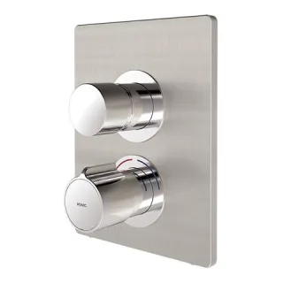 KWC Aquarotter Duscharmatur, F5, hydr., Thermostat, UP, Fertigbauset, o. Hygieneoption, 2030067158 2030067158