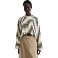Marc O'Polo Langarmshirt aus garngefärbtem Heavy-Slub-Jersey