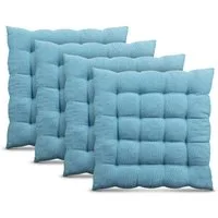 Bestlivings Stuhlkissen Stuhlauflage 40x40cm, Sitzkissen (1 - 4 Stück) - Hochwertiges Polsterkissen Baumwolle